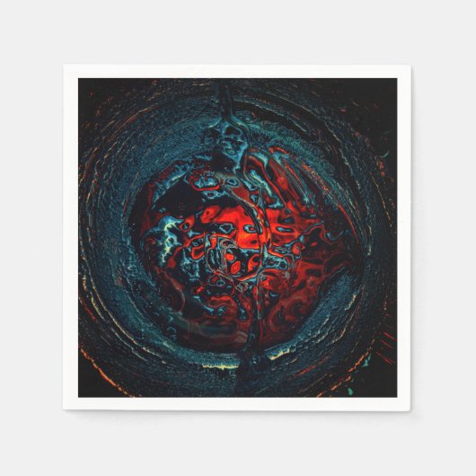 Ocean Inferno Red Glow Servet (Voorkant)