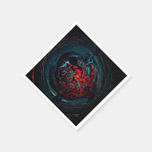 Ocean Inferno Red Glow Servet (Hoek)