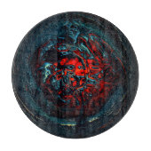 Ocean Inferno Red Glow Snijplank (Voorkant)