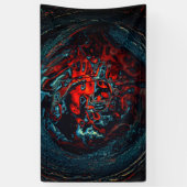 Ocean Inferno Red Glow Spandoek (Verticaal)