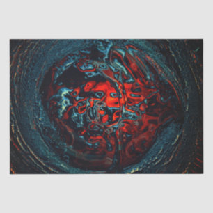 Ocean Inferno Red Glow Tissuepapier