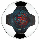 Ocean Inferno Red Glow Voetbal (Voorkant)