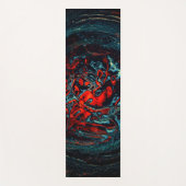 Ocean Inferno Red Glow Yogamat (Voorkant)
