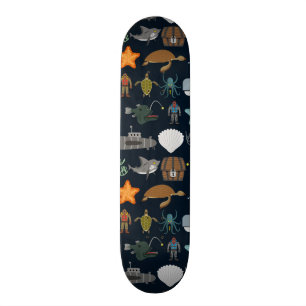 Ocean Inhabitants Patroon 1 Skateboard