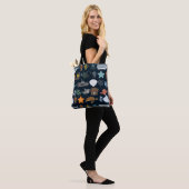 Ocean Inhabitants Patroon 1 Tote Bag (Op model)