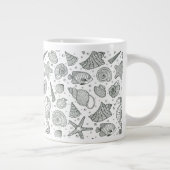 Ocean Inhabitants Patroon 3 Grote Koffiekop (Rechts)