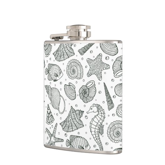 Ocean Inhabitants Patroon 3 Heupfles (Links)