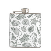 Ocean Inhabitants Patroon 3 Heupfles (Voorkant)