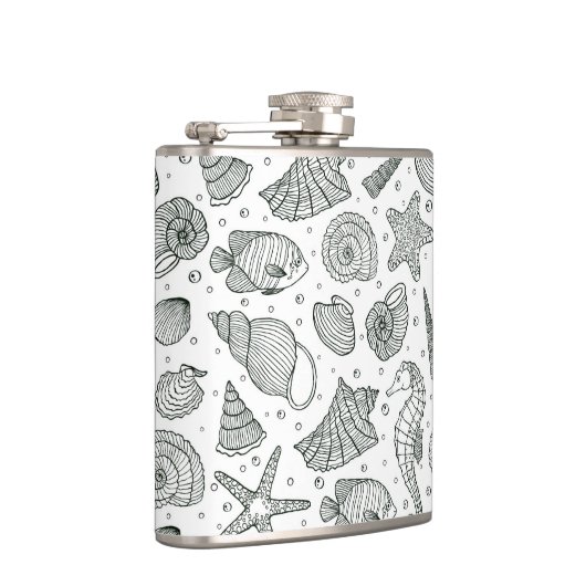 Ocean Inhabitants Patroon 3 Heupfles (Rechts)