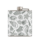 Ocean Inhabitants Patroon 3 Heupfles (Achterkant)