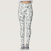Ocean Inhabitants Patroon 3 Leggings (Voorkant)