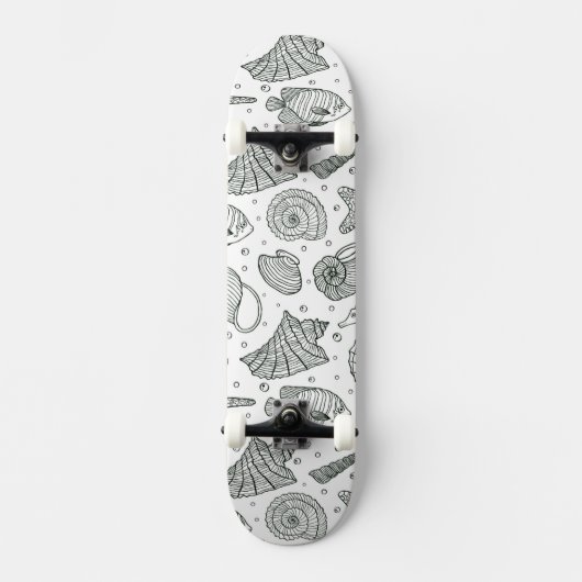 Ocean Inhabitants Patroon 3 Skateboard (Voorkant)