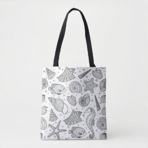 Ocean Inhabitants Patroon 3 Tote Bag