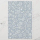 Ocean Inhabitants Pattern 2 Briefpapier (Voorkant)