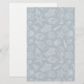 Ocean Inhabitants Pattern 2 Briefpapier (Voorkant / Achterkant)