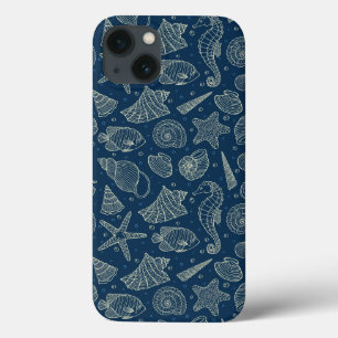 Ocean Inhabitants Pattern 2 iPhone 13 Hoesje