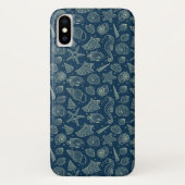Ocean Inhabitants Pattern 2 Case-Mate iPhone Case (Achterkant)