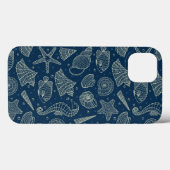Ocean Inhabitants Pattern 2 Case-Mate iPhone Case (Achterkant (horizontaal))