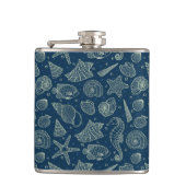 Ocean Inhabitants Pattern 2 Heupfles (Voorkant)