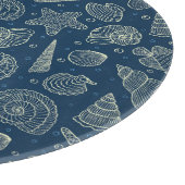 Ocean Inhabitants Pattern 2 Snijplank (Hoek)