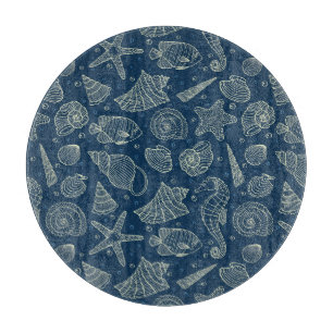 Ocean Inhabitants Pattern 2 Snijplank