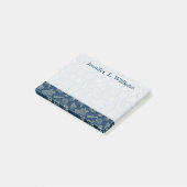 Ocean Inhabitants Pattern | Jouw namen toevoegen Post-it® Notes (Schuin)
