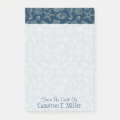 Ocean Inhabitants Pattern | Jouw namen toevoegen Post-it® Notes (Voorkant)