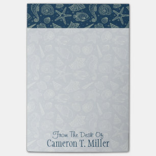 Ocean Inhabitants Pattern   Jouw namen toevoegen Post-it® Notes