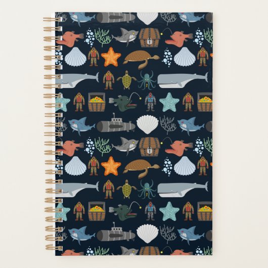 Ocean Inhabitants Pattern Planner (Voorkant)