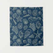 Ocean Inhabitants Pattern Wandkleed (Voorkant)