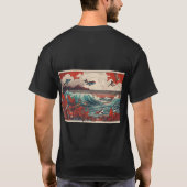 "Ocean Ink: Fish Tattoo Design T-shirt (Achterkant)