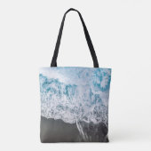 Ocean-Inspired Beach Vibes Canvas tas (Achterkant)