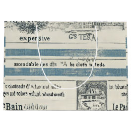 Ocean-Inspired Gift Bags met Zee Details Groot Cadeauzakje