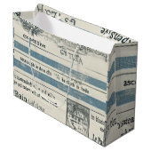 Ocean-Inspired Gift Bags met Zee Details Groot Cadeauzakje (Voorkant Gekanteld)