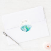 Ocean Inspired Jewelry Verpakkingslabels Ronde Sticker (Envelop)