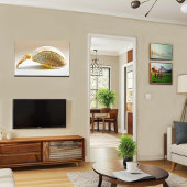 Ocean Inspired Seashell Art Canvas Afdruk