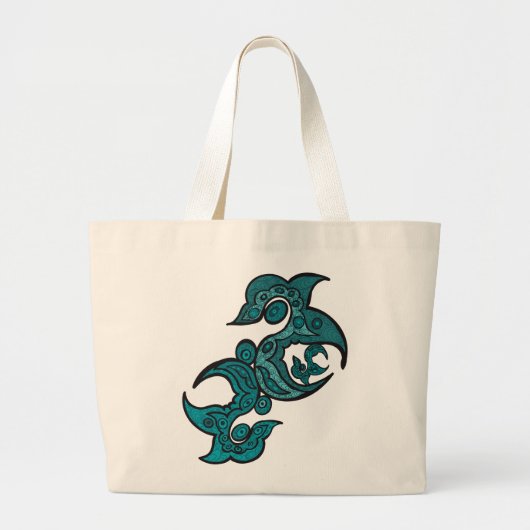 Ocean-Inspired Shoulder Bag Grote Tote Bag (Voorkant)