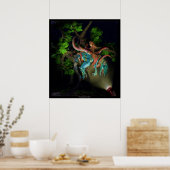 Ocean Invasion #1: Octopus arborealus Poster (Keuken)