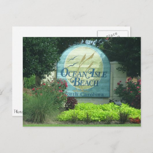 Ocean Isle Beach Briefkaart (Voorkant / Achterkant)