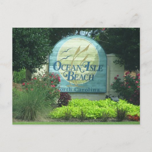 Ocean Isle Beach Briefkaart (Voorkant)