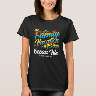 Ocean Isle Beach North Carolina Familie Groep Vaka T-shirt