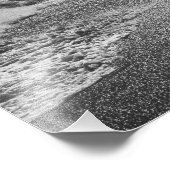 Ocean Isle North Carolina Fisherman Black & White Foto Afdruk (Hoek)