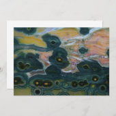 Ocean Jasper Slab Bedankkaart (Voorkant / Achterkant)