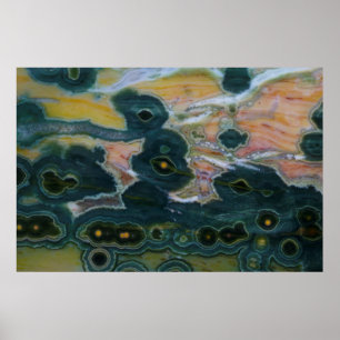 Ocean Jasper Slab Poster