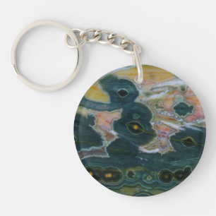 Ocean Jasper Slab Sleutelhanger
