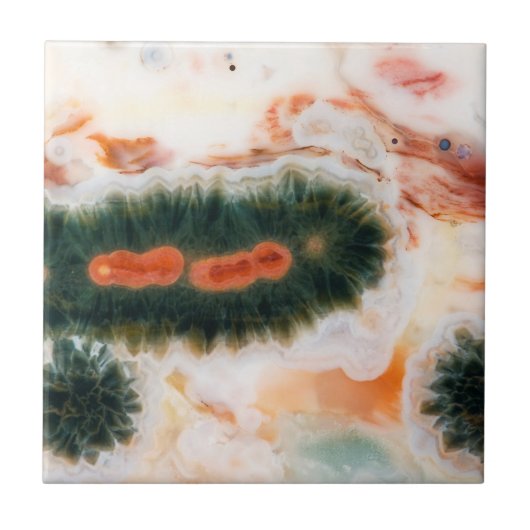 Ocean Jasper Stone gevonden in Madagascar Tegeltje (Voorkant)