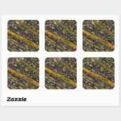 Ocean Jasper Vierkante Sticker (Vel)