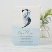 Ocean Jellyfish Leeftijd nummer drie 3 verjaardag Kaart (Staand voorkant)