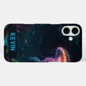 Ocean Jellyfish Onderwater iPhone / iPad case (Achterkant (horizontaal))