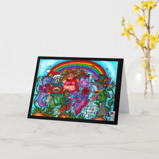 Ocean Joy Kaart (Gele Bloem)